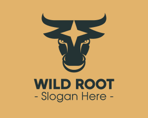 Wild Bull Star logo design