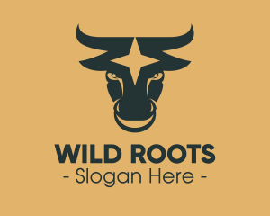 Wild Bull Star logo design