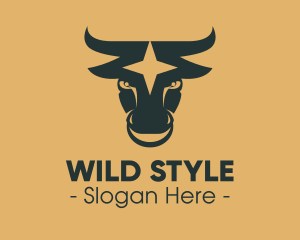 Wild Bull Star logo design