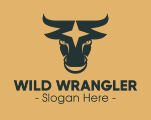 Wild Bull Star logo design