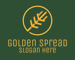 Golden Wheat Agriculture logo design