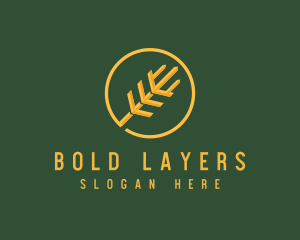 Golden Wheat Agriculture logo design