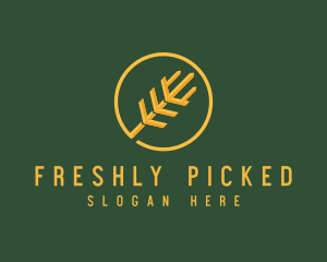 Golden Wheat Agriculture logo design