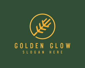 Golden Wheat Agriculture logo design