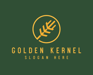 Golden Wheat Agriculture logo design