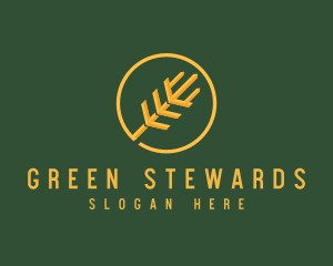 Golden Wheat Agriculture logo design