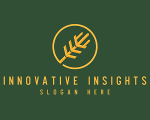 Golden Wheat Agriculture logo design