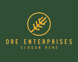 Golden Wheat Agriculture logo design