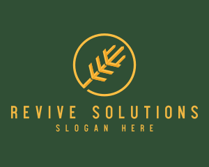 Golden Wheat Agriculture logo design