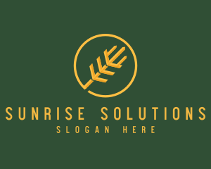 Golden Wheat Agriculture logo design