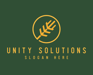 Golden Wheat Agriculture logo design