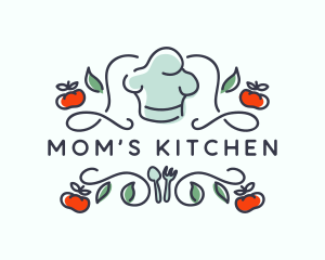 Chef Hat Kitchen Cook logo design