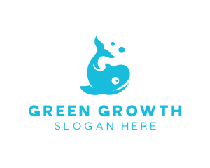 Blue Bubble Whale logo