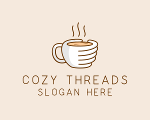 Hand Coffee Cup  logo design