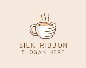 Hand Coffee Cup  logo design