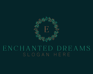 Christmas Wreath Decor logo design