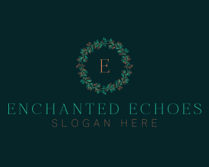 Christmas Wreath Decor logo design