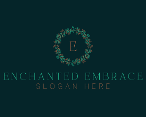 Christmas Wreath Decor logo design