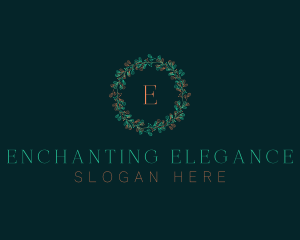 Christmas Wreath Decor logo design