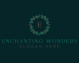 Christmas Wreath Decor logo design