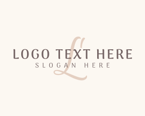 Beauty Elegant Cursive logo