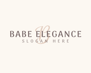 Beauty Elegant Cursive logo design