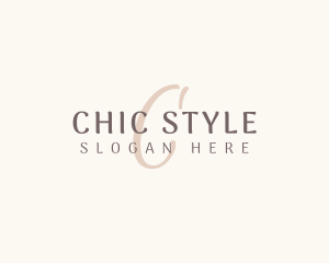 Beauty Elegant Cursive logo design