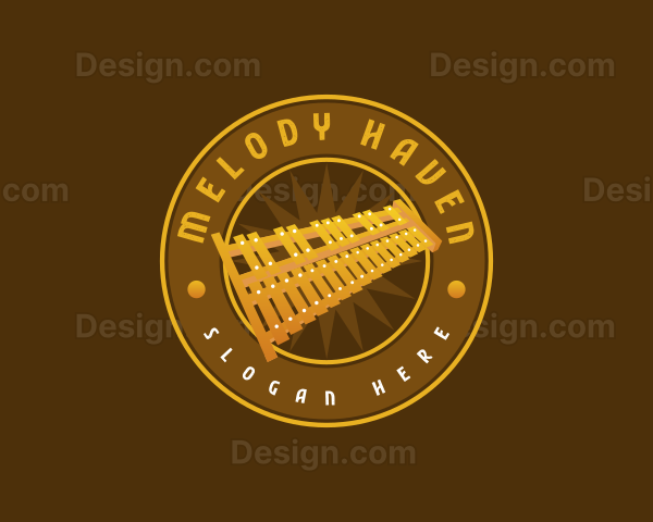 Xylophone Musical Instrument Logo