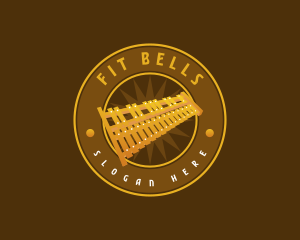 Xylophone Musical Instrument logo design