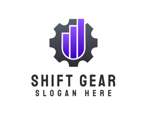 Engineer Gear Graph  logo design