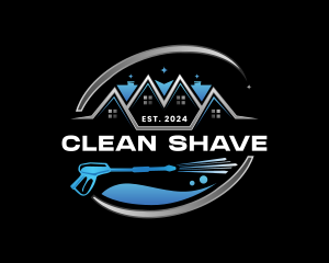 Pressure Wash Cleaning logo design