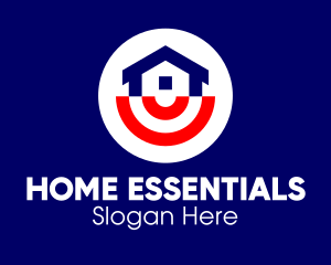 American Real Estate Home logo design