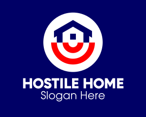 American Real Estate Home logo design