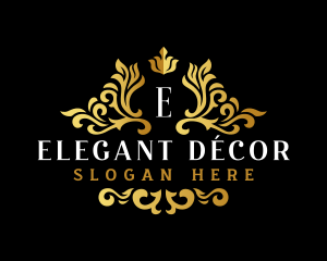 Elegant Ornament Crest logo design