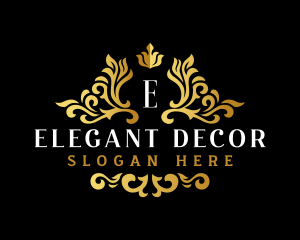 Elegant Ornament Crest logo design