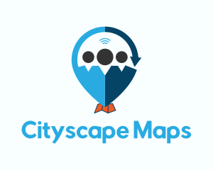 Map Pin logo design