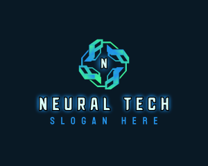 Network Tech App logo design