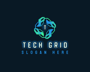 Network Tech App logo design