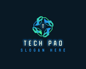 Network Tech App logo design