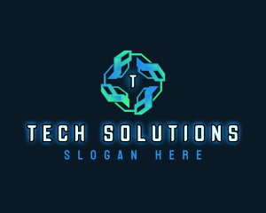 Network Tech App logo design