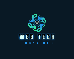 Network Tech App logo design