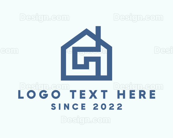 Apartment House Maze Logo