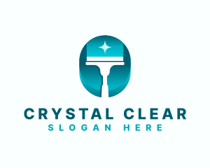 Squeegee Sparkle Clean logo design