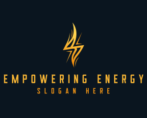 Electric Flash Energy Power logo design