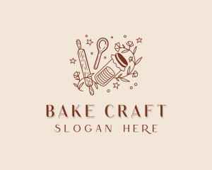 Floral Baking Patisserie logo design