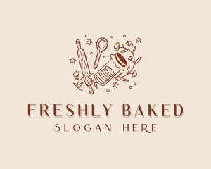 Floral Baking Patisserie logo design