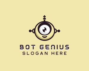 Robot Educational Bot logo design