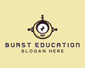 Robot Educational Bot logo design