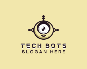 Robot Educational Bot logo design