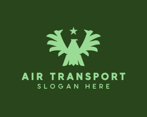 Aviation Military Eagle  logo design